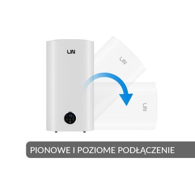 9. Elektroboiler LIN LIFVD1SMWH 50L UNIVERSAL grau