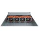 6. Inter-Tech 2U-20255 Rack Schwarz, Edelstahl