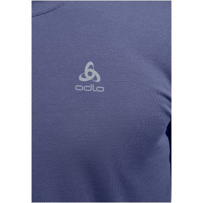 6. Herren-T-Shirt Odlo F-DRY, Rundhalsausschnitt, kurze Ärmel, blau