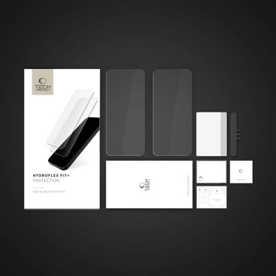 4. Tech-Protect Hydroflex Fit+2-Pack Hydrogelfolie für Xiaomi Redmi Note 14 Pro 5G / 14 Pro+ 5G / Poco X7 5G - Transparent