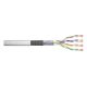 3. Digitus Cat.5e Litzenkabel, SF/UTP, AWG 26/7, PVC, 100 m, grau, Karton