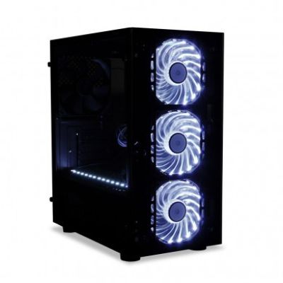 8. IBOX MINI TOWER PASSION V4 GAMING OPV4 Gehäuse (Micro ATX; schwarz)
