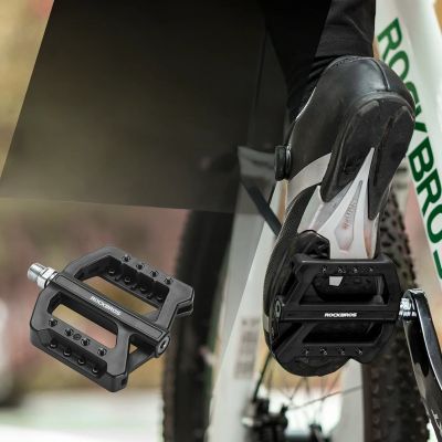 2. Rockbros RK01 Nylon-Fahrradpedale – Schwarz