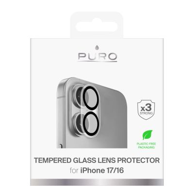2. Puro Camera Standard Panzerglas für iPhone 17 / iPhone 16 für Kamerainsel und Objektive