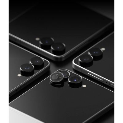 7. Ringke Kameraschutzrahmen, 2er-Pack für Samsung Galaxy Z Flip 8 – Schwarz