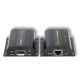 TECHLY HDMI-Verlängerung, HD 3D, 60 m, PO, RJ45, IR-Fernbedienung, IDATA EXT-E70I