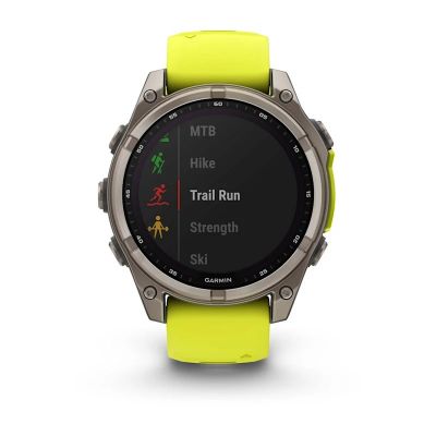 7. Garmin Fenix 8 Solar Saphirgelbe Uhr