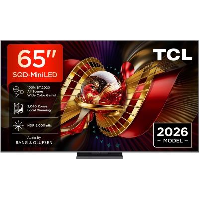 10. TCL C8L 65C8L Fernseher 165,1 cm (65") 4K Ultra HD Smart TV Wi-Fi Schwarz 6000 cd/m²