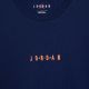 3. Air Jordan Jumpman besticktes Air Crew Herren-Sport-T-Shirt in Marineblau - DM3182-492