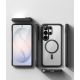 5. Ringke Fusion Bold Magnetische MagSafe-Hülle für Samsung Galaxy S26 Ultra – Transparent Schwarz