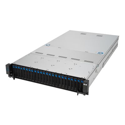 2. Asus Rack-Plattform (2U) RS520A-E12-RS24U AMD Epyc 9004 (24x NVMe, 2x M.2, 2x 10Gbe, IPMI, 1+1 1600W)