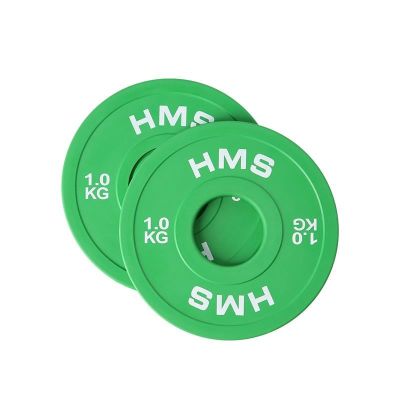 15. Olympisches Hantelscheiben-Set 2x (0,5 kg, 1 kg, 1,5 kg, 2 kg, 2,5 kg) HMS CBRS Set