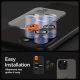 6. Spigen Optik Pro GLAS.TR „EZ FIT“ Kameraschutz 2er-PACK für iPhone 16 Pro / Pro Max – braun