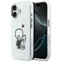 Karl Lagerfeld Karl & Choupette MagSafe Back Case für iPhone 17 - Transparent