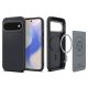 7. Spigen Nano Pop MagSafe Hülle für Google Pixel 11 – Schwarz und Grau