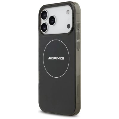 2. AMG Double Layer Transparent Smocked MagSafe Case für iPhone 17 Pro Max - Schwarz