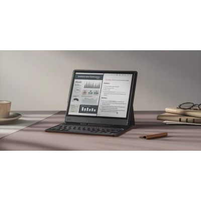 9. Onyx Note Air 5 C braune magnetische Hülle mit Tastatur