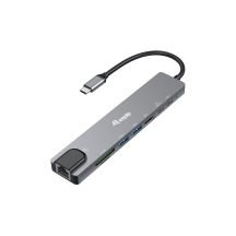 USB Equip 133497 USB Typ-C Adapter Schwarz, Grau