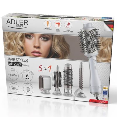 ADLER AD 2027 Lockenstab für weißes Haar