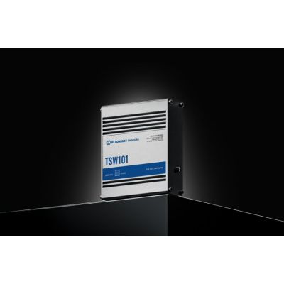 2. Teltonika TSW101 Gigabit Ethernet (10/100/1000) PoE-Unterstützung Metallic