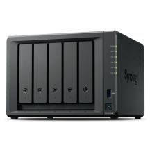 Synology DS1525+ NAS, Tower, 5x 2,5"/3,5" SATA + 2x M.2 2280 NVMe SSD, AMD Ryzen V1500B, 8 GB DDR4 (max. 32 GB), 2x 2,5-GbE RJ-45, 2x USB 3.2, 120-W-Netzteil