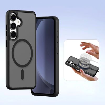 10. Dux Ducis Lawa Lederhülle für Samsung Galaxy S25+ mit abnehmbarer magnetischer Brieftasche – Schwarz