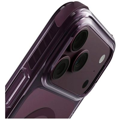 6. Uniq Combat Magclick Ladehülle für iPhone 18 Pro Max / 17 Pro Max – bordeauxrot