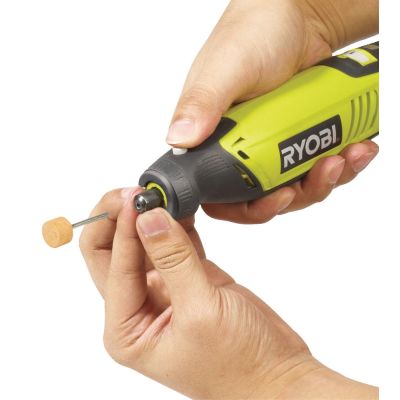 5. RYOBI EHT150V 150W Geradschleifer, Set mit 115 Zubehörteilen