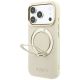 2. Guess Ring Stand 360 Grained Classic Logo MagSafe Hülle für iPhone 18 Pro Max / 17 Pro Max - beige