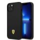 Ferrari FEHMSIP14SBK iPhone 14 6.1" schwarz/schwarz Hardcase Silikon Metall Logo Magsafe