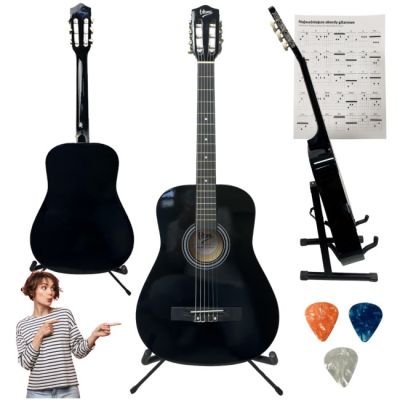 14. V-TONE BCG BK - 4/4 klassische Gitarre, schwarz