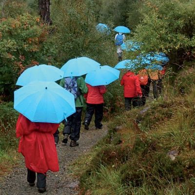 6. Euroschirm Swing Liteflex Regenschirm - eisblau