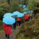6. Euroschirm Swing Liteflex Regenschirm - eisblau
