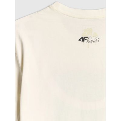 7. Herren-T-Shirt mit Aufdruck, regulär, Größe 4F 4FRSS26TTSHM4291-11S