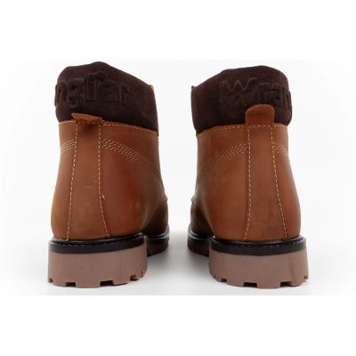 6. Wrangler Herren-Winterstiefel, gefütterte Leder-Trekkingschuhe, hohe Stiefeletten