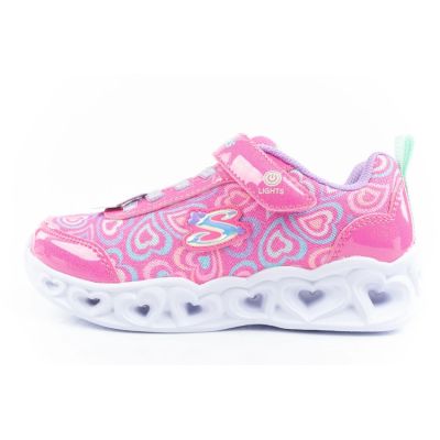 2. Skechers S Lighs-Heart bequeme LED-Sportschuhe für Mädchen