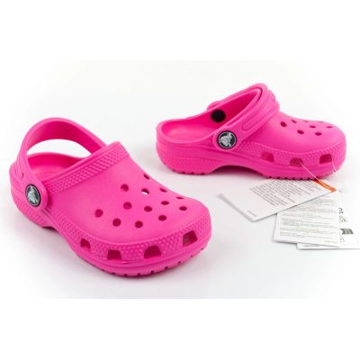 6. Crocs Classic Clog T Kinderclogs-Sandalen, rosa, bequem, modisch