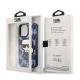8. Karl Lagerfeld KLHCP13LPMNIKBL iPhone 13 Pro / 13 6.1" Hardcase blau/blau Monogram Ikonik Patch