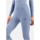3. Odlo BL BOTTOM lange ACTIVE WARM Hose Größe S Blau-Grau