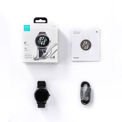10. Joyroom Classis Series JR-FC1 Smartwatch mit Anrufannahmefunktion / IP68-Schutz – Grau