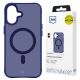 16. 3mk Smoke MagCase für iPhone 16 - Blau-Transparent