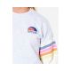 4. RIP CURL Surf Revival Crew Sweatshirt - Mädchen - Hellgrau