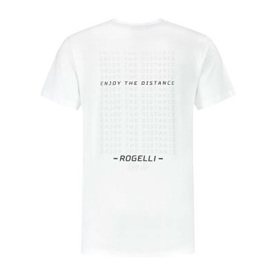 2. Rogelli Herren-T-Shirt mit Logo, weiß, Größe 2XL
