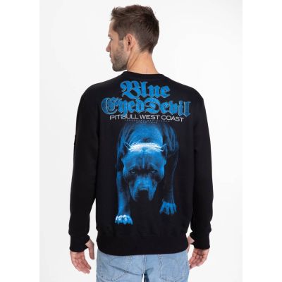 2. Pit Bull West Coast Crewneck BED 21 Herren-Sweatshirt, Schwarz - 111020900