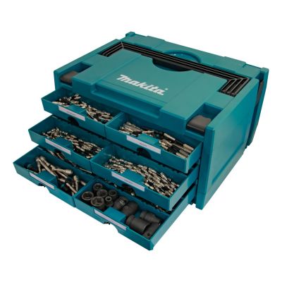 2. Makita MAKSTOR 3.6 Kleinteilebox Schwarz, Blau