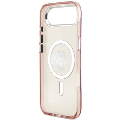 7. Karl Lagerfeld IML Choupette Sketch Logo MagSafe Hülle für iPhone 17 Air - Pink