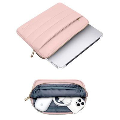 5. Tech-Protect Puffy 15-16" Laptoptasche - Rosa