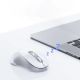 10. Baseus F02 Ergonomische kabellose Maus USB 2,4 GHz – Weiß
