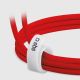 8. SBS TECABLETISSUETCCR USB-C – USB-C-Kabel 1,5 m 60 W geflochten – rot