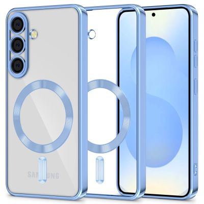 Tech-Protect MagFlex MagSafe Case für Samsung Galaxy S25 - Transparent Blau